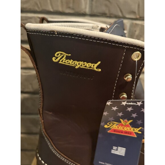 Thorogood Boots Men’s 11EE Dark Brown Leather Waterproof USA main image 7